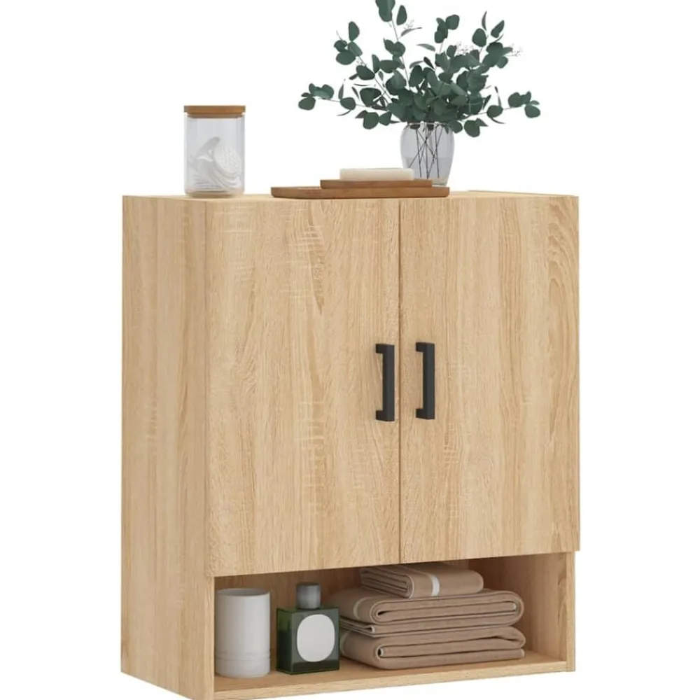 Armoires & Meubles De Rangement-vidaXL Armoire murale chêne sonoma 60x31x70 cm bois d'ingénierie Chêne sonoma