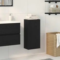 Armoires & Meubles De Rangement-vidaXL Armoire murale Chêne noir 32x20x67 cm Bois d'ingénierie Ch&ecirc;ne noir
