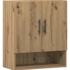 Armoires & Meubles De Rangement-vidaXL Armoire murale chêne artisanal 60x31x70 cm bois d'ingénierie ch&ecirc;ne artisanal