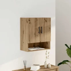 Armoires & Meubles De Rangement-vidaXL Armoire murale chêne artisanal 60x31x70 cm bois d'ingénierie ch&ecirc;ne artisanal