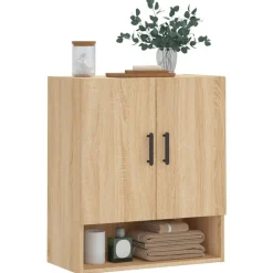 Armoires & Meubles De Rangement-vidaXL Armoire murale chêne sonoma 60x31x70 cm bois d'ingénierie Chêne sonoma