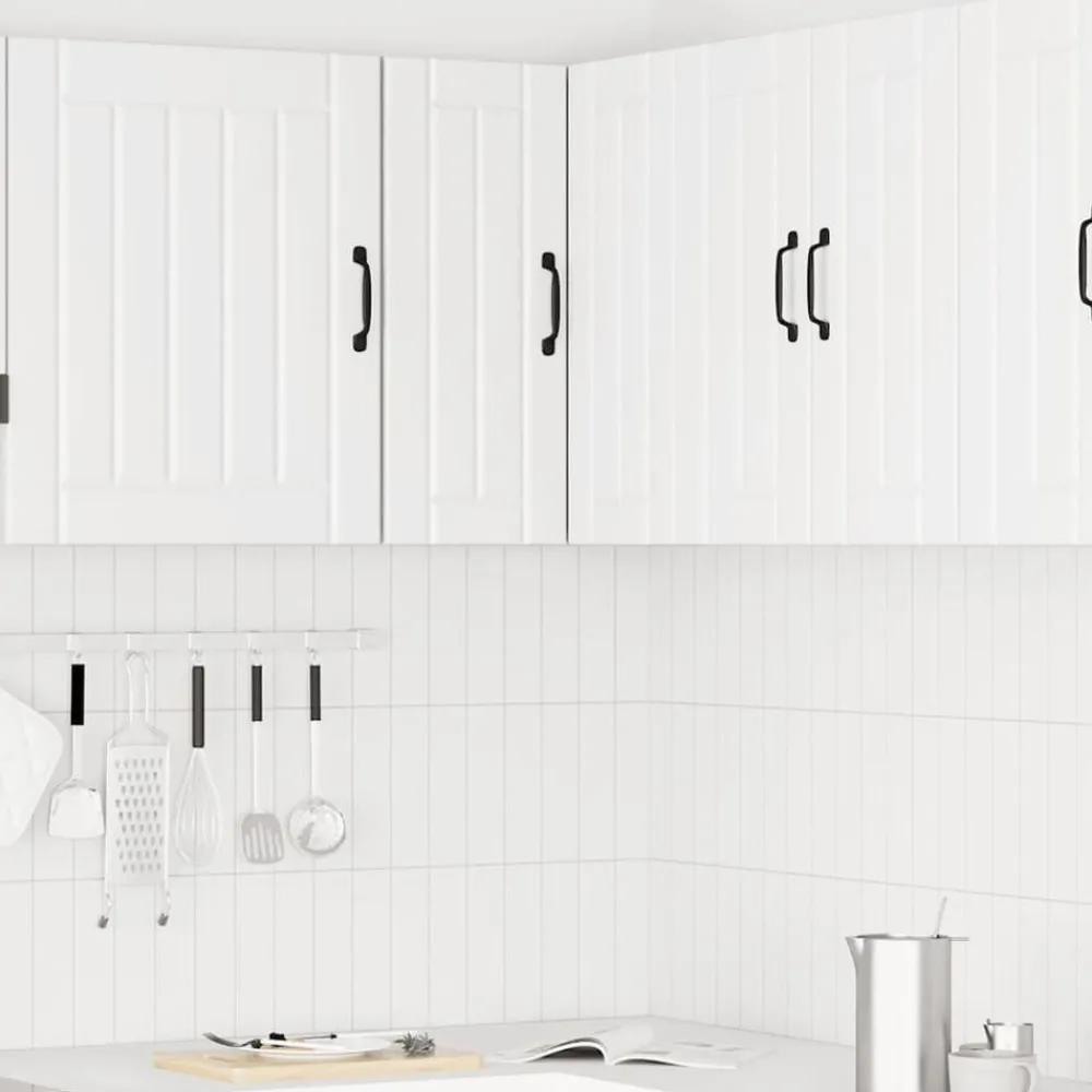vidaXL Armoire murale d'angle de cuisine Kalmar bois ingénierie