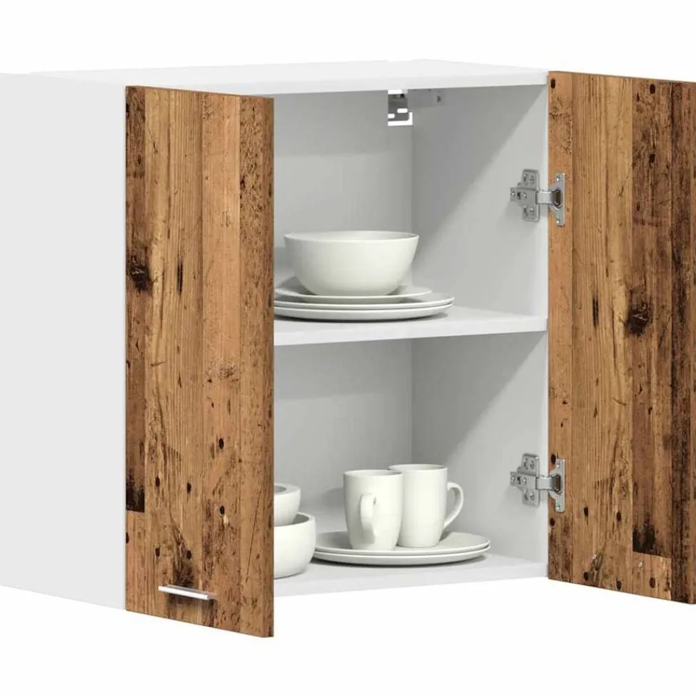 vidaXL Armoire murale de cuisine "Lyon" Bois ancien 60 x 31 x 60 cm Bois d'ingénierie