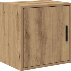 Stockage Industriel-vidaXL Armoire murale de garage chêne artisanal bois d'ingénierie artisian oak