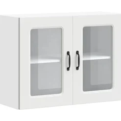 vidaXL Armoire murale de cuisine avec porte en verre Kalmar