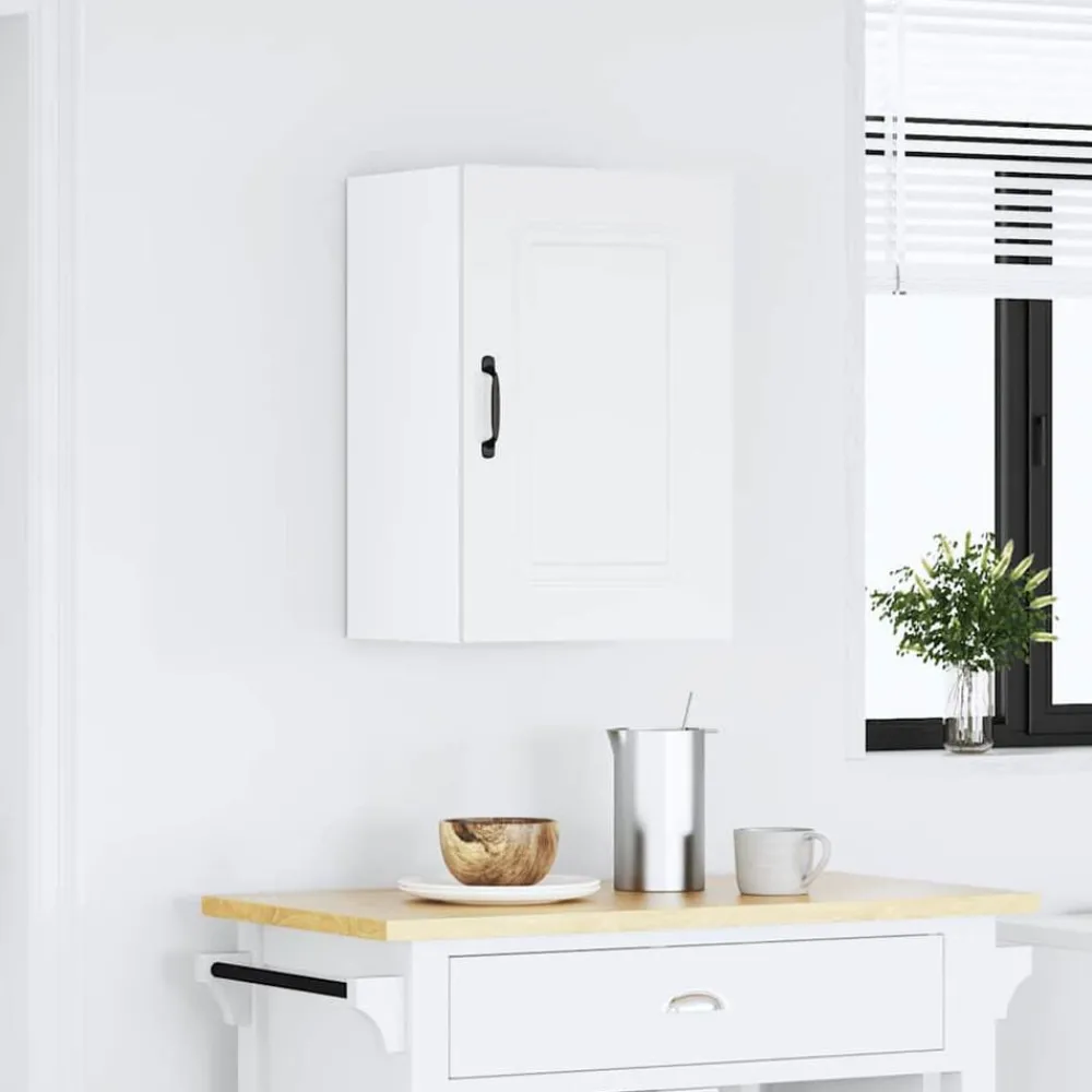 Armoires & Meubles De Rangement-vidaXL Armoire murale de cuisine Kalmar bois d'ingénierie Blanc