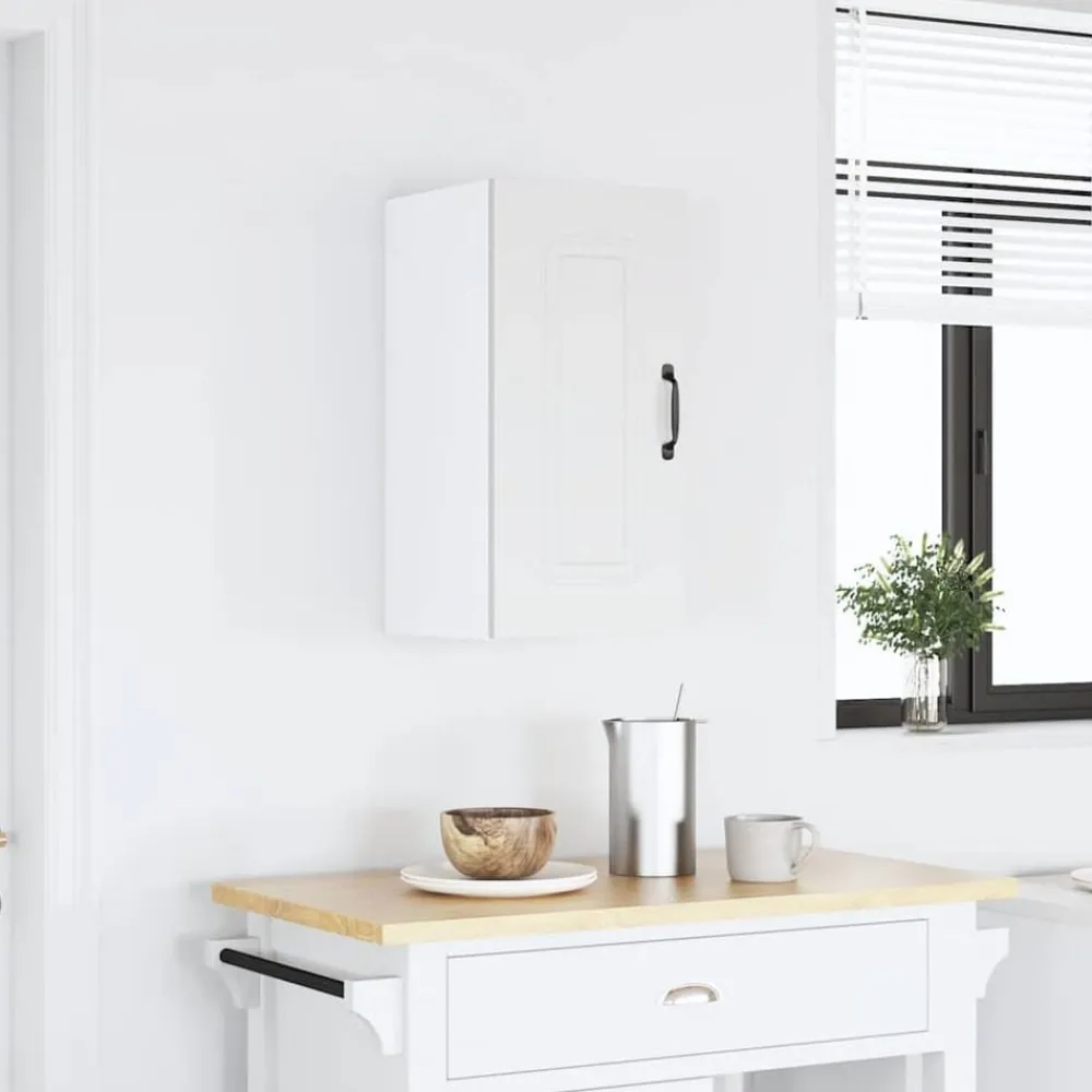 Armoires & Meubles De Rangement-vidaXL Armoire murale de cuisine Kalmar bois d'ingénierie Blanc