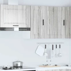 vidaXL Armoire murale de cuisine Porto sonoma gris bois d'ingénierie