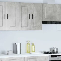 Armoires & Meubles De Rangement-vidaXL Armoire murale de cuisine Porto bois d'ingénierie Gris béton