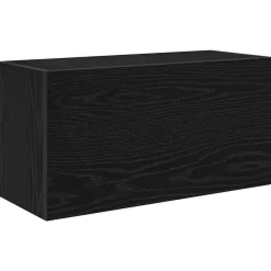 Armoires & Meubles De Rangement-vidaXL Armoire murale de bain 60x25x30 cm bois d'ingénierie Noir