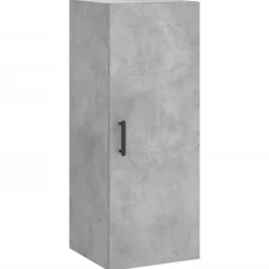 Armoires & Meubles De Rangement-vidaXL Armoire murale 34,5x34x90 cm Gris béton