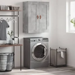 Armoires & Meubles De Rangement-vidaXL Armoire murale 69,5x34x90 cm bois d'ingénierie Gris béton