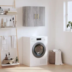 Armoires & Meubles De Rangement-vidaXL Armoire murale 60x31x60 cm bois d'ingénierie Sonoma gris