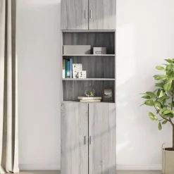 Armoires & Meubles De Rangement-vidaXL Armoire murale 70x42,5x40 cm bois d'ingénierie Sonoma gris
