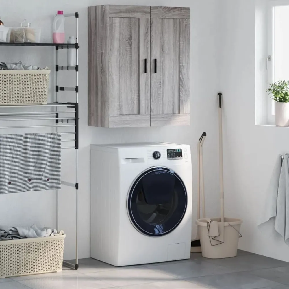 vidaXL Armoire murale 69,5x34x90 cm bois d'ingénierie