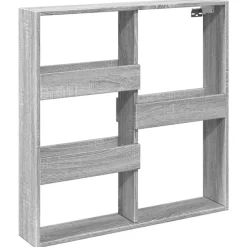 vidaXL Armoire murale 80x15x80 cm bois d'ingénierie