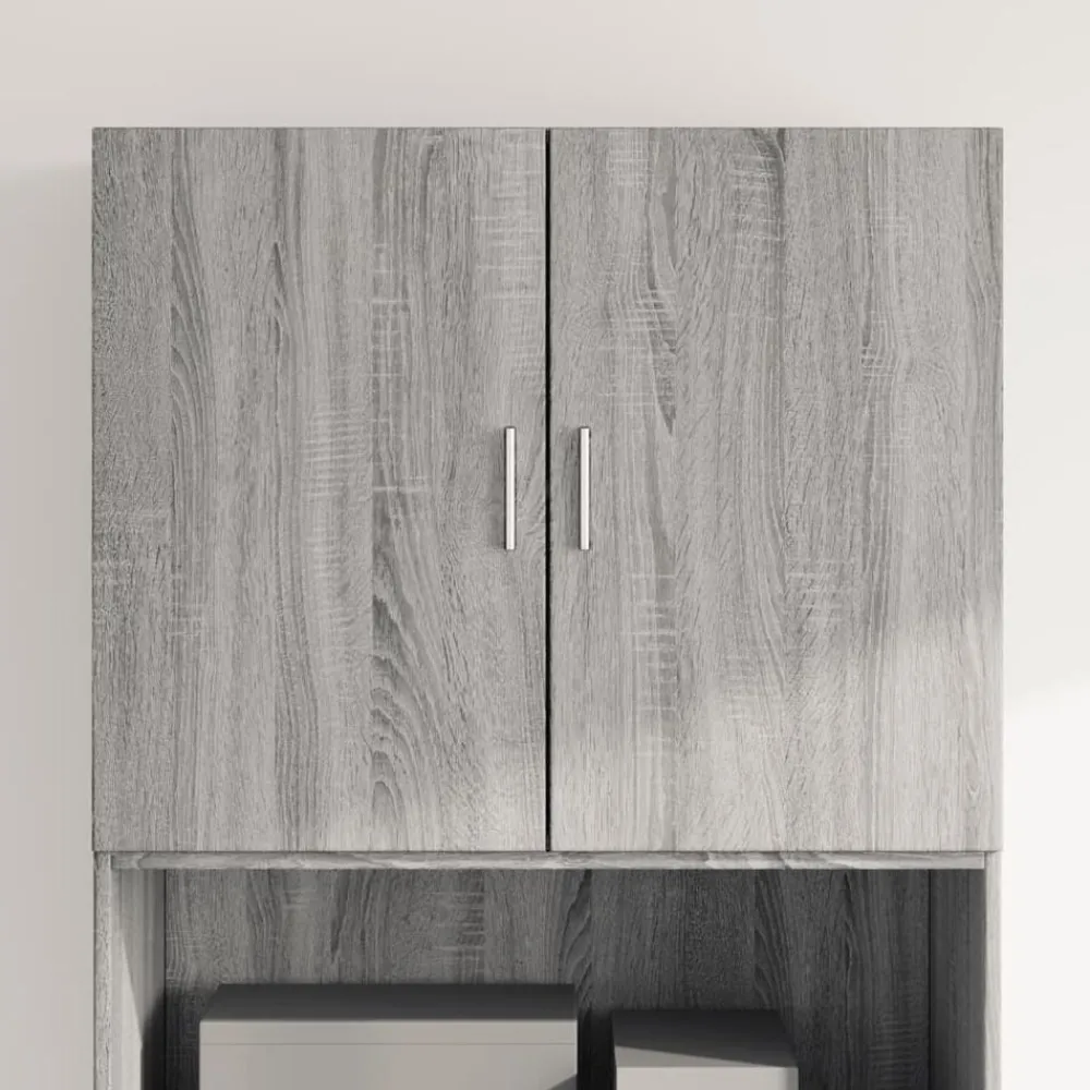 Armoires & Meubles De Rangement-vidaXL Armoire murale 80x42,5x64 cm bois d'ingénierie Sonoma gris