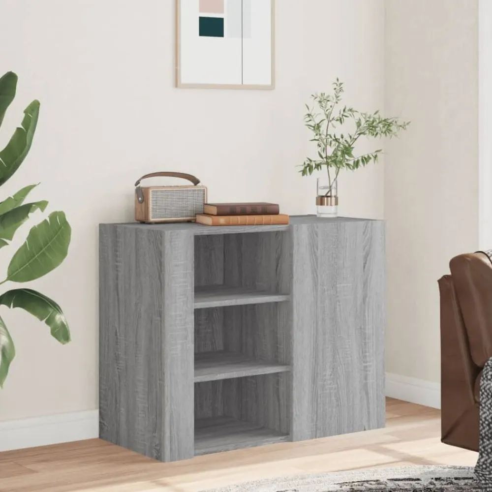 vidaXL Armoire murale 75x35x60 cm bois d'ingénierie