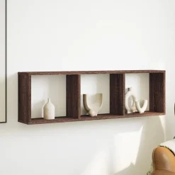 vidaXL Armoire murale 100x16x30 cm chêne marron bois d'ingénierie