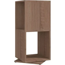 vidaXL Armoire rotative Chêne Sonoma 34,5x34,5x75,5 cm bois ingénierie