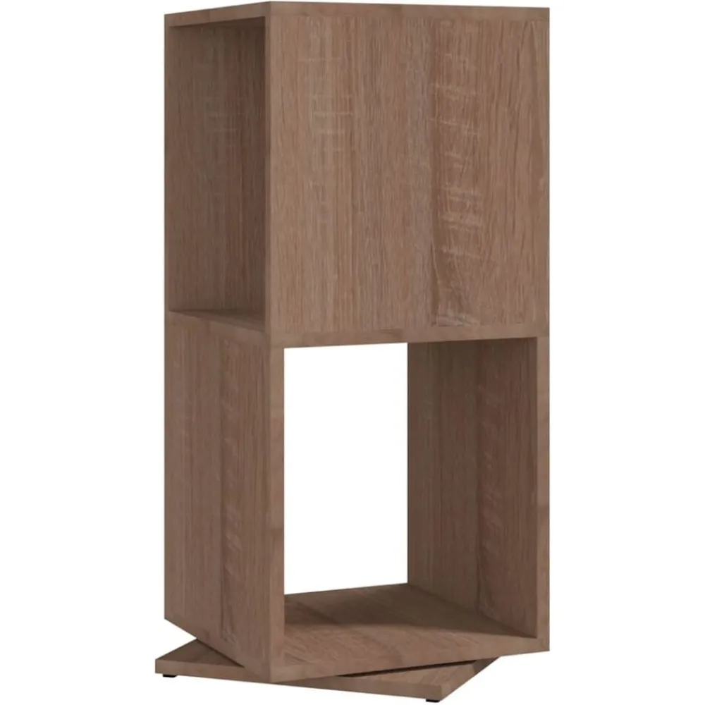 vidaXL Armoire rotative Chêne Sonoma 34,5x34,5x75,5 cm bois ingénierie