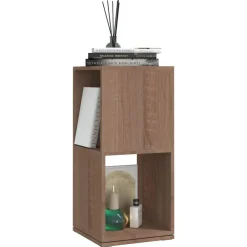 vidaXL Armoire rotative Chêne Sonoma 34,5x34,5x75,5 cm bois ingénierie