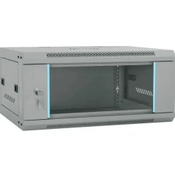 vidaXL Armoire réseau avec stockage 60 x 45 x 28 cm Acier