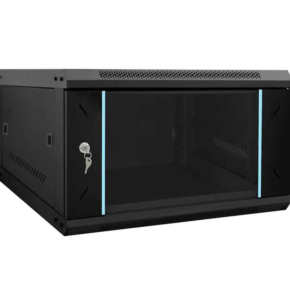 vidaXL Armoire réseau avec stockage 53 x 60 x 30 cm Acier