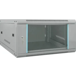 Appareils Électroniques-vidaXL Armoire réseau avec stockage 60 x 60 x 35 cm Acier Gris