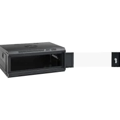 Appareils Électroniques-vidaXL Armoire réseau avec stockage 53 x 45 x 21 cm Acier Noir