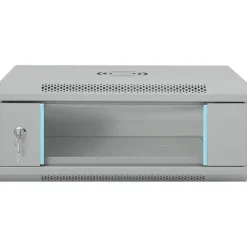 Appareils Électroniques-vidaXL Armoire réseau avec stockage 53 x 35 x 21 cm Acier Gris