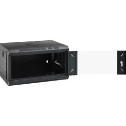 Appareils Électroniques-vidaXL Armoire réseau avec stockage 53 x 45 x 30 cm Acier Noir