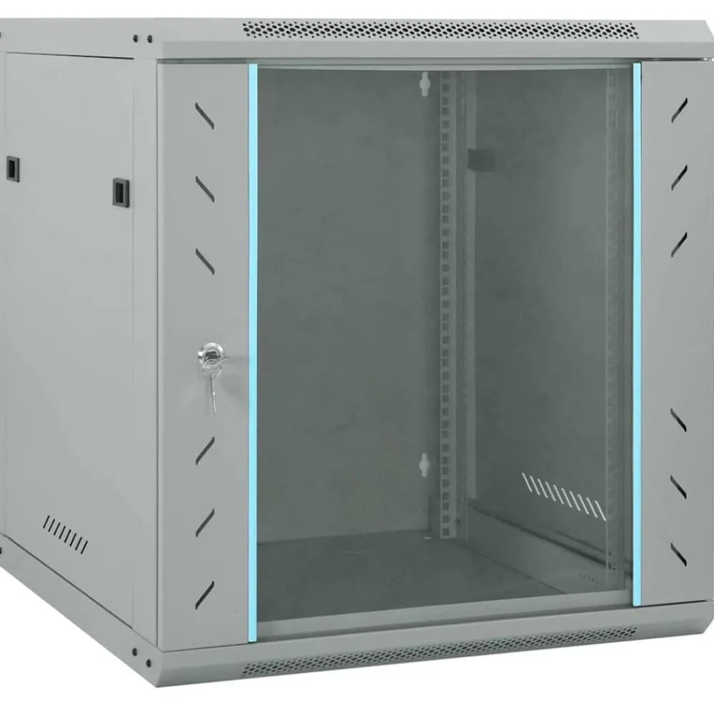 vidaXL Armoire réseau avec stockage 60 x 45 x 65 cm Acier