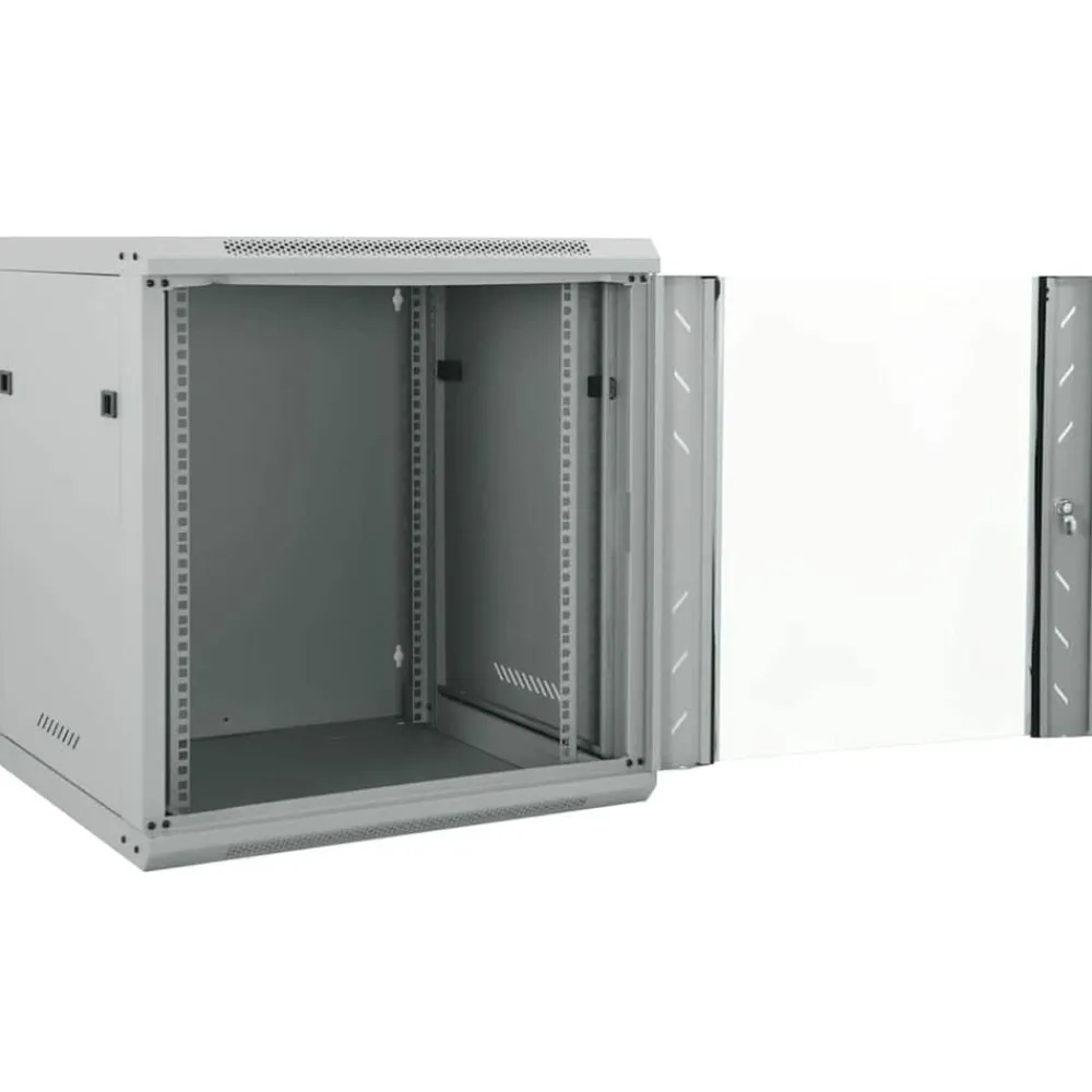 vidaXL Armoire réseau avec stockage 60 x 45 x 65 cm Acier