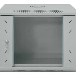 Appareils Électroniques-vidaXL Armoire réseau avec stockage 53 x 45 x 45 cm Acier Gris