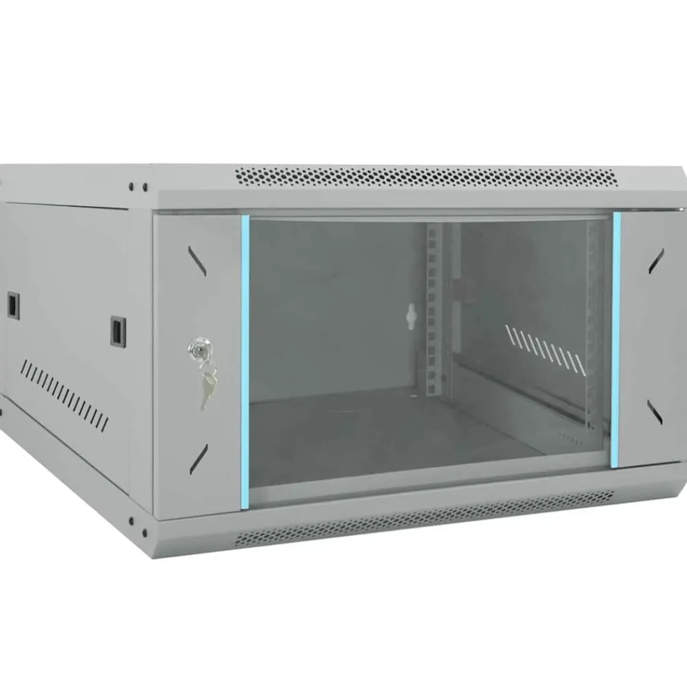 vidaXL Armoire réseau avec stockage 53 x 60 x 30 cm Acier