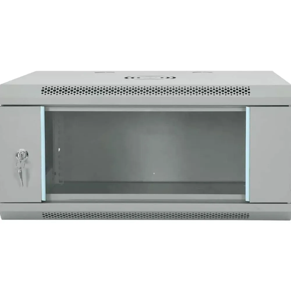 vidaXL Armoire réseau avec stockage 60 x 35 x 28 cm Acier