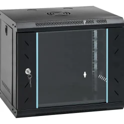 Appareils Électroniques-vidaXL Armoire réseau murale 9U 19" IP20 53 x 40 x 45 cm Noir