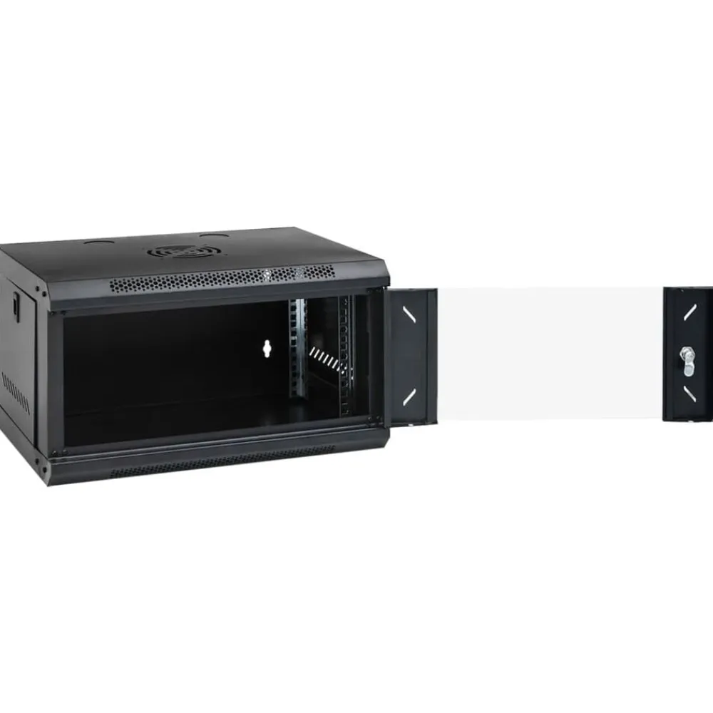 Appareils Électroniques-vidaXL Armoire réseau murale 6U 19" IP20 53 x 40 x 30 cm Noir