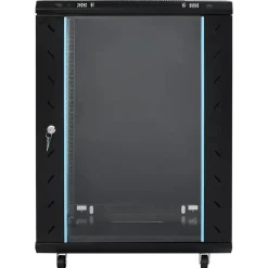 Appareils Électroniques-vidaXL Armoire réseau 15U avec pieds pivotants 19