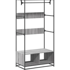 Produits Ménagers-vidaXL Armoire 90x50x180 cm bois d'ingénierie Sonoma gris