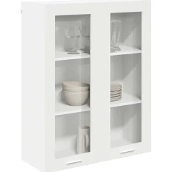 Armoires & Meubles De Rangement-vidaXL Armoire suspendue 80 x 31 x 100 cm Bois d'ingénierie Blanc