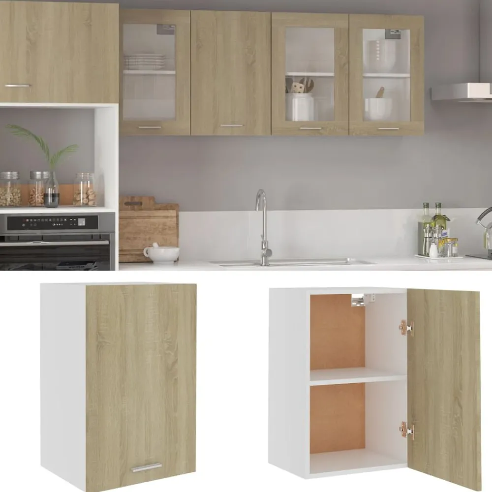 vidaXL Armoire suspendue "Lyon" Chêne Sonoma 39,5 x 31 x 60 cm Bois d'ingénierie