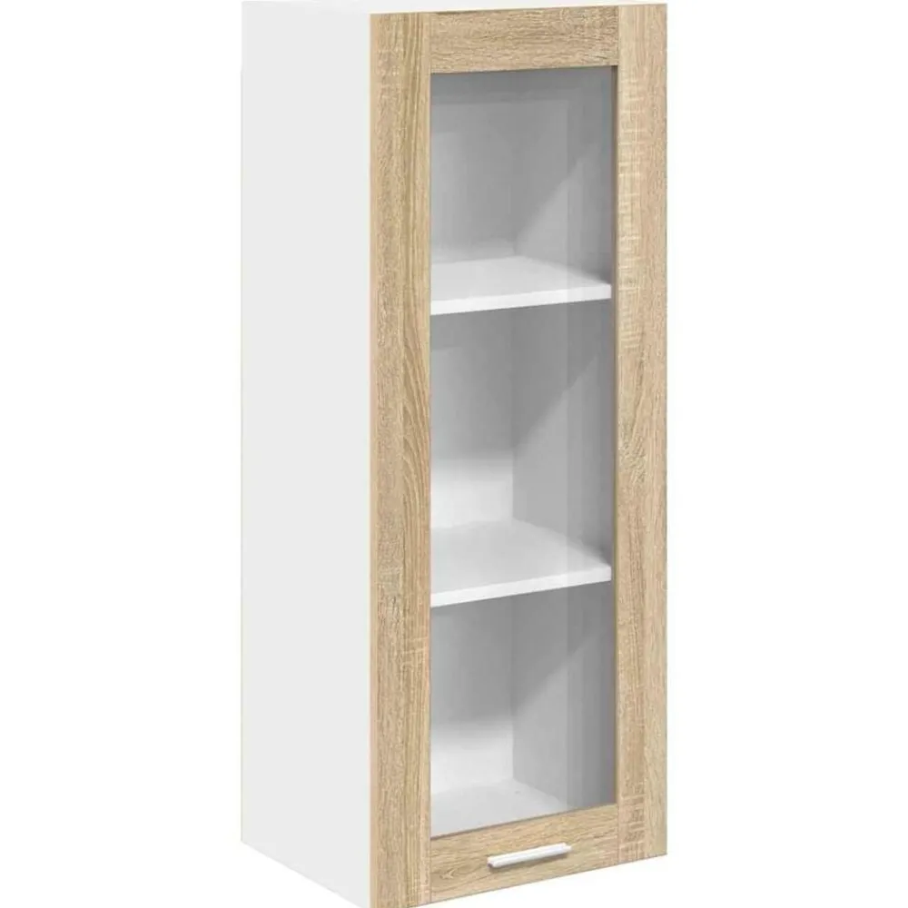 Armoires & Meubles De Rangement-vidaXL Armoire suspendue avec stockage Chêne Sonoma 40 x 31 x 100 cm Chêne Sonoma