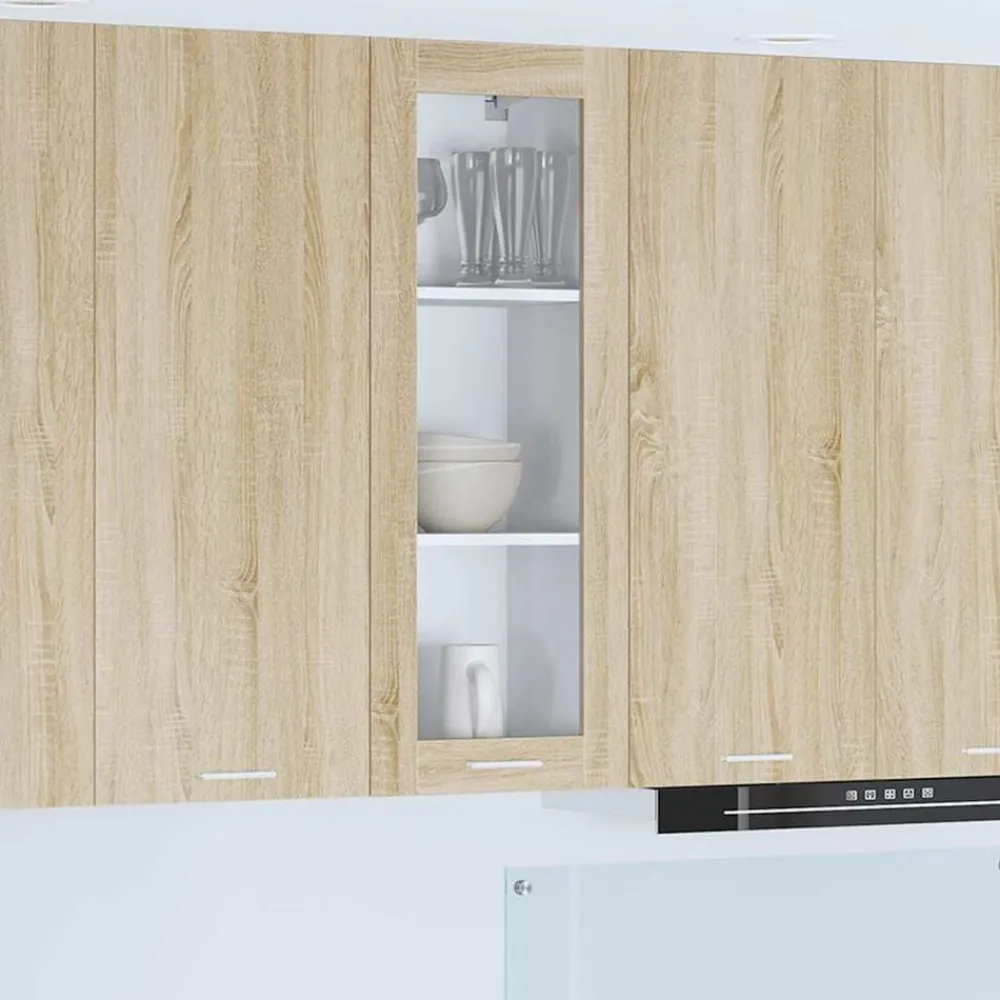 Armoires & Meubles De Rangement-vidaXL Armoire suspendue avec stockage Chêne Sonoma 40 x 31 x 100 cm Chêne Sonoma