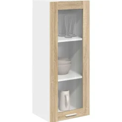Armoires & Meubles De Rangement-vidaXL Armoire suspendue avec stockage Chêne Sonoma 40 x 31 x 100 cm Chêne Sonoma