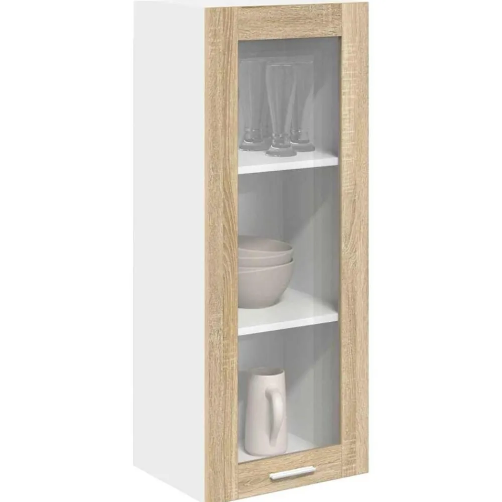 Armoires & Meubles De Rangement-vidaXL Armoire suspendue avec stockage Chêne Sonoma 40 x 31 x 100 cm Chêne Sonoma