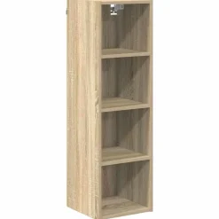 Armoires & Meubles De Rangement-vidaXL Armoire suspendue avec stockage Chêne Sonoma 30 x 29,5 x 100 cm Chêne Sonoma