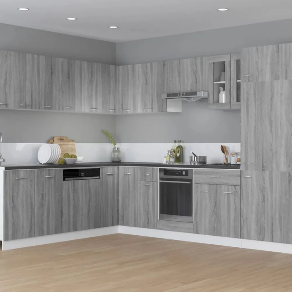 vidaXL Armoire suspendue "Lyon" Gris Sonoma 29,5 x 31 x 60 cm Bois d'ingénierie