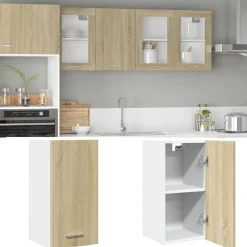 Armoires & Meubles De Rangement-vidaXL Armoire suspendue "Lyon" Chêne Sonoma 29,5 x 31 x 60 cm Bois d'ingénierie Ch&ecirc;ne sonoma